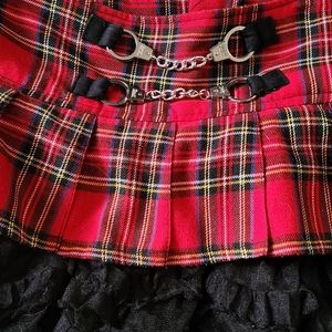Retro TRIPP NYC ruffled mini skirt